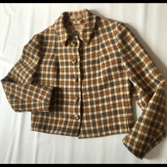 Vintage Jackets & Blazers - Gala Forest Vintage 60s 100% Wool Tweed Jacket